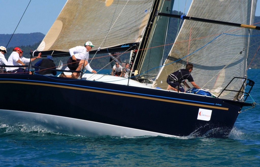 Victoire (Darryl Hodgkinson) coming into the mark - Day 3 Meridien Marinas Airlie Beach Race Week © Airlie Beach Race Week media 2012